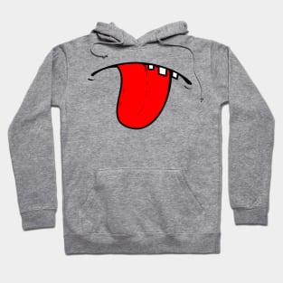 Funny Tongue Out Face Mouth Hoodie